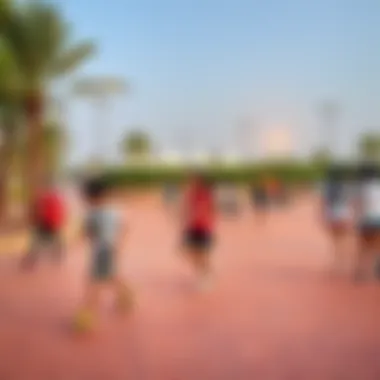 Recreational activities in Al Batin Park illustrating community engagement