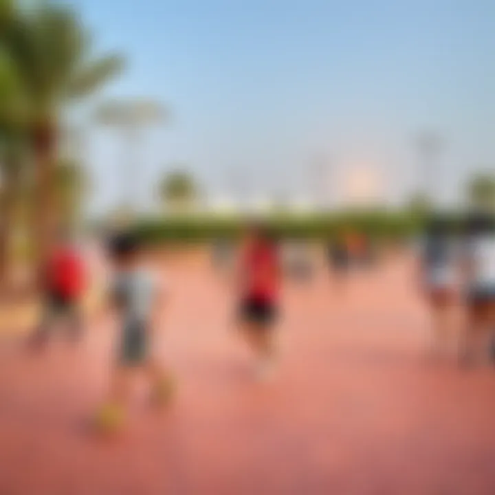 Recreational activities in Al Batin Park illustrating community engagement