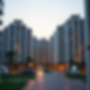 Modern Residential Buildings in Burjuman Modern residential buildings in Burjuman