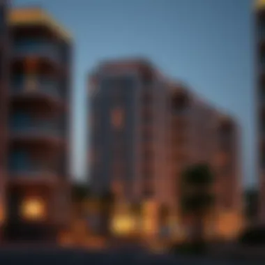 Modern residential buildings in Al Jadaf Modern residential buildings in Al Jadaf