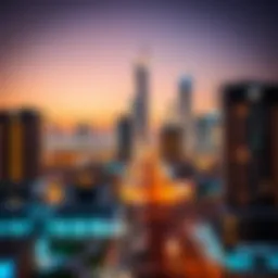 Stunning skyline view of Al Jadaf district