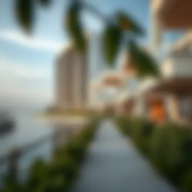 Luxury Living by the Waterfront Modern residential area with waterfront properties