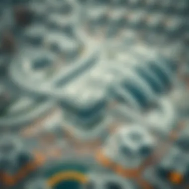 Aerial Perspective of Al Jurf Aerial view showcasing the Al Jurf area in Dubai