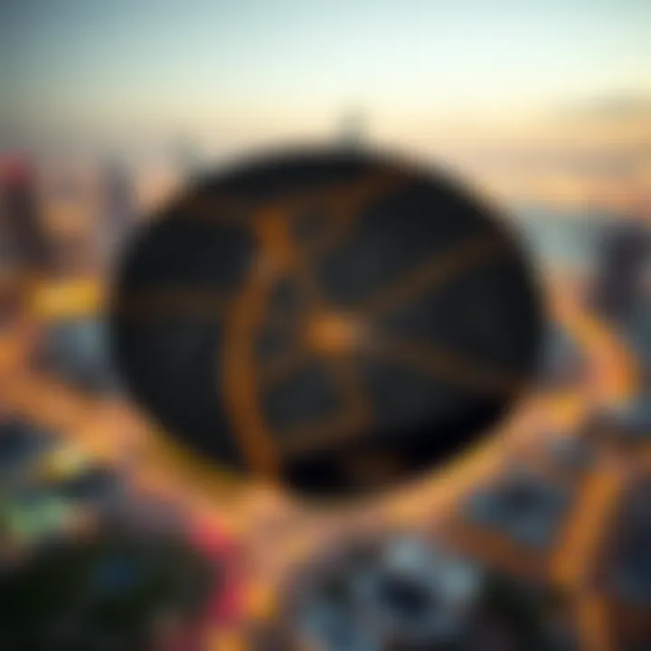 Strategic Map of Al Khail Map highlighting Al Khail's strategic location in Dubai