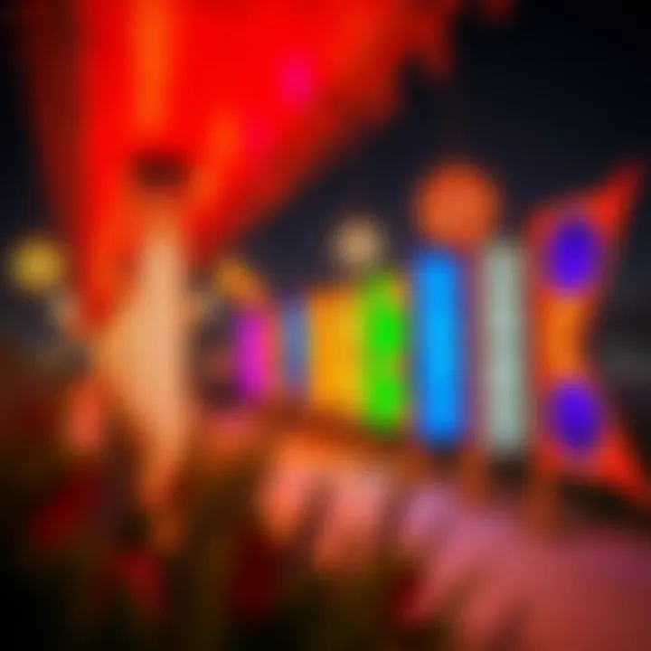Vibrant art installations in Al Quoz 2 reflecting the cultural scene