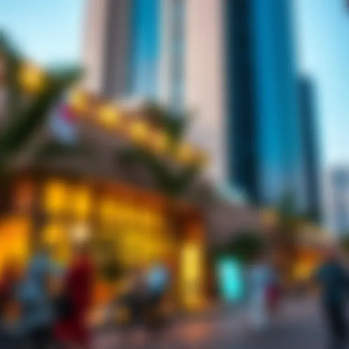 Cultural Relevance of Al Ras Building Vibrant community life surrounding Al Ras Building captured in action