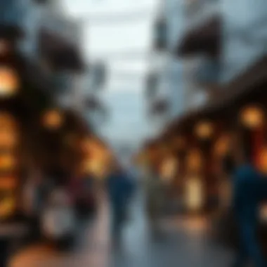 Local market in Al Rashidiya highlighting vibrant shopping culture