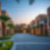 Residential buildings in Al Rashidiya showcasing modern architecture