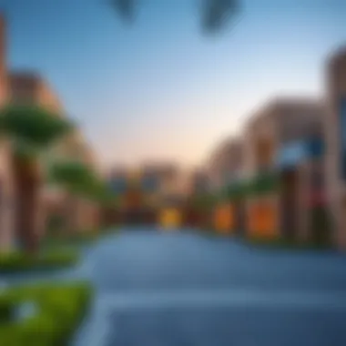 Residential buildings in Al Rashidiya showcasing modern architecture