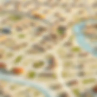 Map of Key Amenities in Al Taawun Map highlighting key amenities in Al Taawun