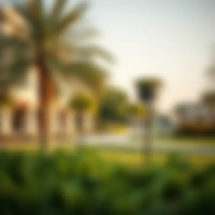 Local park in Al Tawar 3, highlighting community amenities