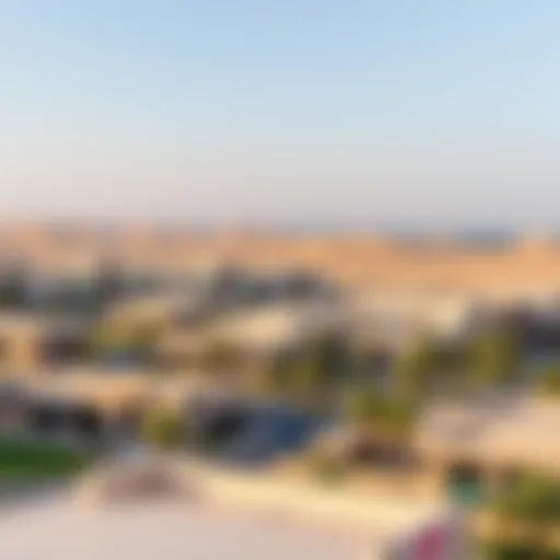 Aerial View of Al Zahia Community Aerial view of Al Zahia Community showcasing its modern architecture