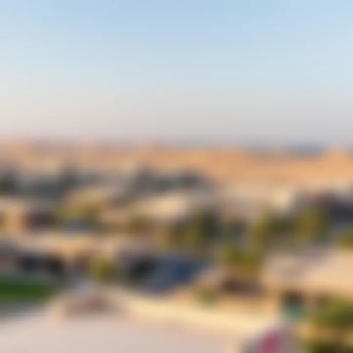Aerial View of Al Zahia Community Aerial view of Al Zahia Community showcasing its modern architecture