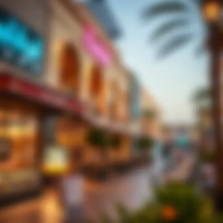 Shopping and Dining in Al Zahia Shopping and dining options in Al Zahia, highlighting community amenities