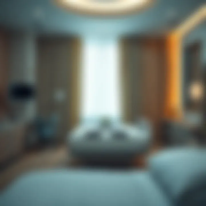 Luxurious patient room in American Hospital Dubai emphasizing comfort