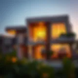 Exterior view of Arabian Oryx House showcasing modern architecture