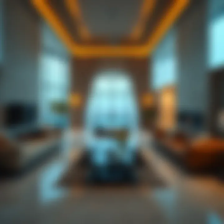 Elegant Interiors of Arabian Oryx House Luxurious living space inside Arabian Oryx House