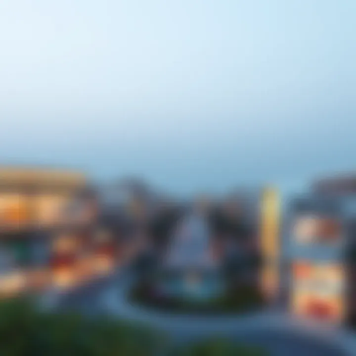 Future Development Prospects for Arabian Ranches Future development plans and renderings for Arabian Ranches Retail Mall area