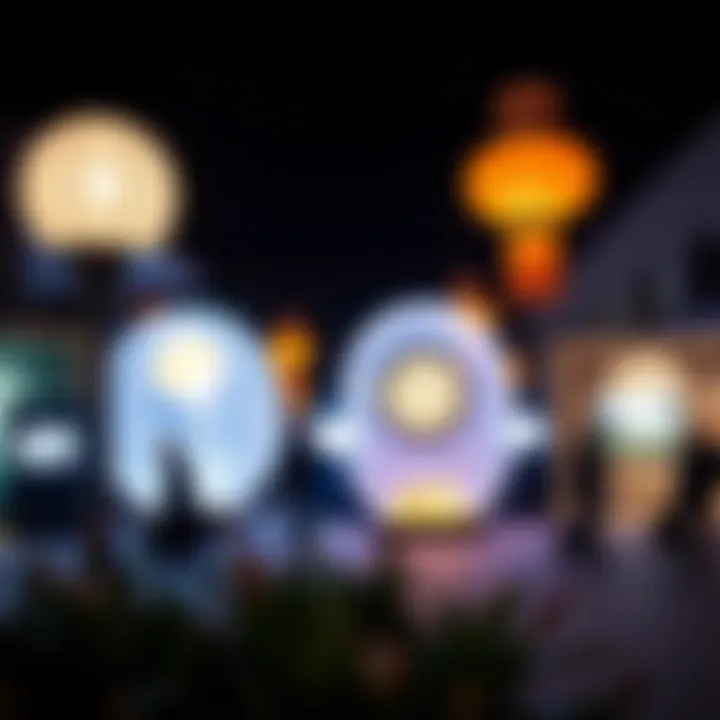 Cultural exhibits and art installations at الباهية مول enhancing community engagement