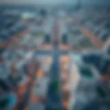 Aerial Overview of شارع بني ياس Aerial view of شارع بني ياس showcasing its urban layout