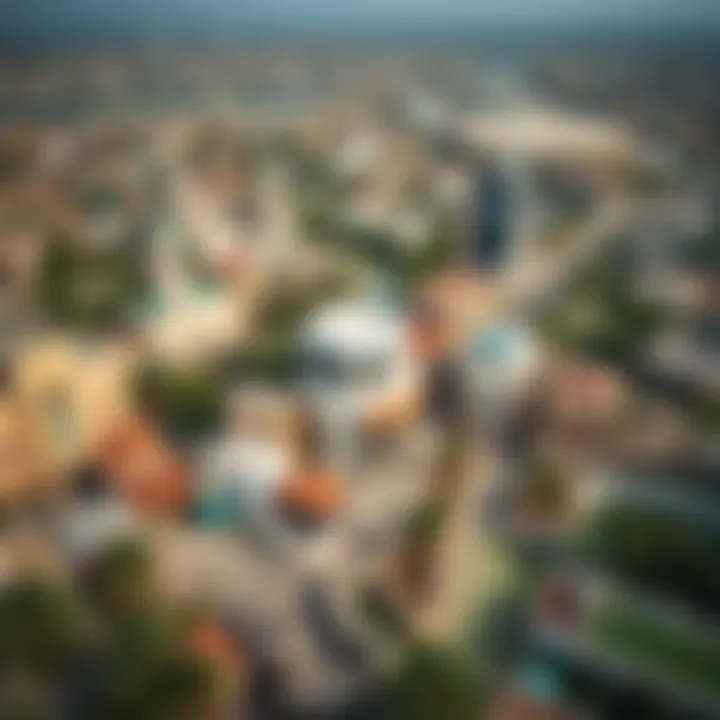 Bird's Eye Perspective of Bateen Aerial view of Bateen highlighting its vibrant community