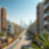 Bateen's Modern Architectural Marvels Stunning skyline of Bateen showcasing modern architecture