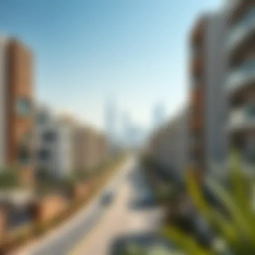 Bateen's Modern Architectural Marvels Stunning skyline of Bateen showcasing modern architecture