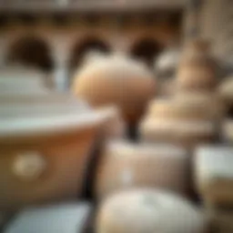 A close-up view of traditional building materials used in Ras Al Khor