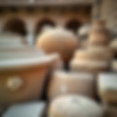 A close-up view of traditional building materials used in Ras Al Khor