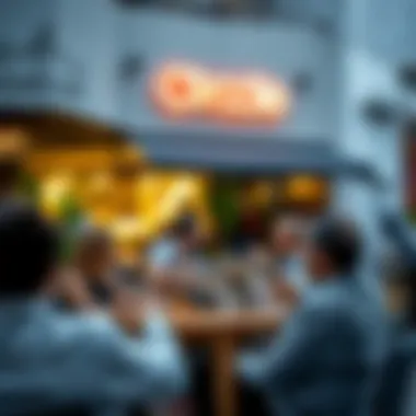 A community event taking place at Circle Cafe, fostering local engagement