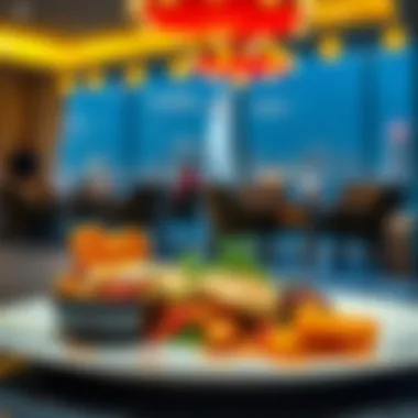 Close-up of a gourmet dish reflecting the fusion of international cuisines.