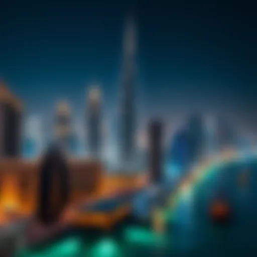 Luxurious skyline of Dubai showcasing high-end properties
