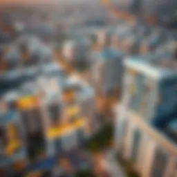 Aerial view of Dubai District 3 showcasing modern architecture