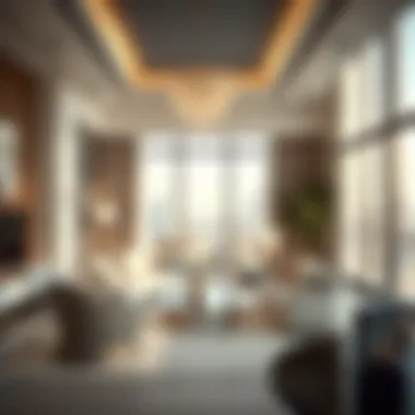 Elegance Inside a Premier Rental Interior of a high-end Dubai rental property