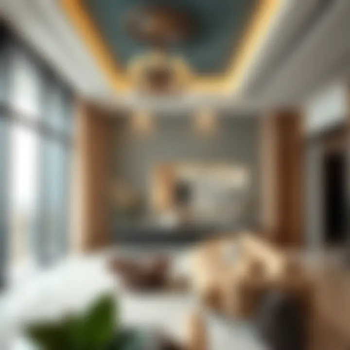Elegant interior design of a high-end apartment in Dubai