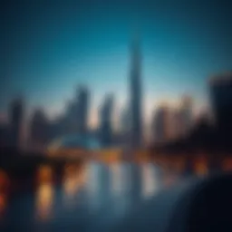 Luxurious skyline of Dubai showcasing elite residence towers