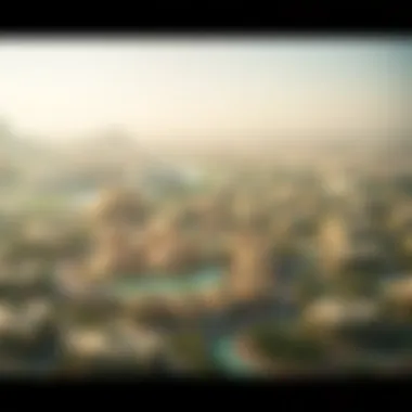 Aerial View of Emaar's Oasis Stunning aerial view of Emaar's Oasis project