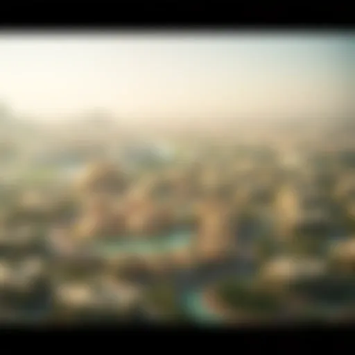 Aerial View of Emaar's Oasis Stunning aerial view of Emaar's Oasis project