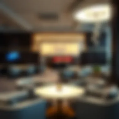 Luxurious Seating Area Luxurious seating area in the lounge