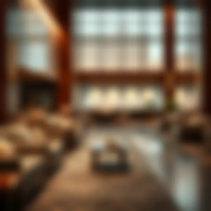 Relaxation Space in the Lounge Relaxation space at Emirates Business Class Lounge