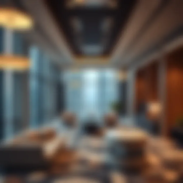 Modern Office Interior in Emirates Financial Tower Interior design of a modern office space in Emirates Financial Tower