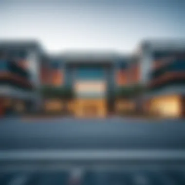 Emirates Hospital Exterior Exterior view of Emirates Hospital showcasing modern architecture