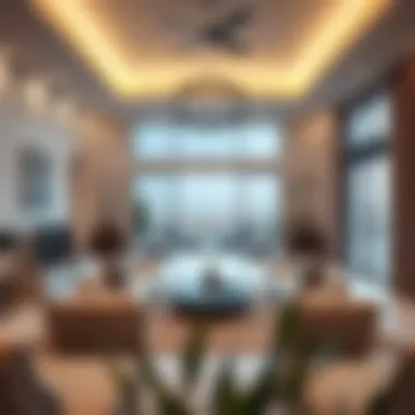 Elegant Interior of a Modern UAE Farmhouse Interior design of a modern farmhouse in the UAE