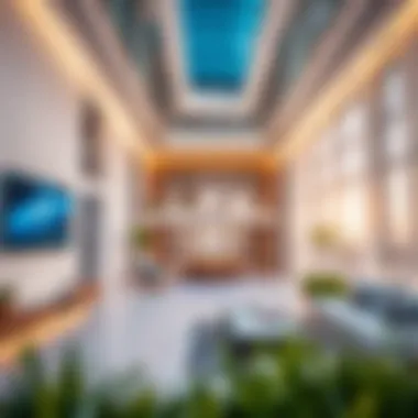 A high-tech smart home representing technological advancements in real estate.