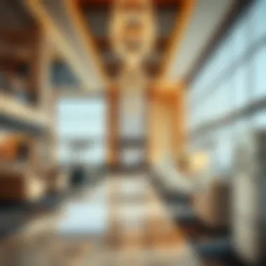 Luxurious Lobby Interior of Habtoor Tower Marina Luxurious lobby of Habtoor Tower Marina with elegant design