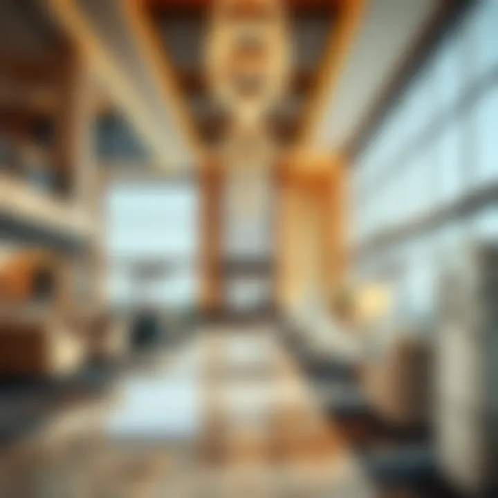 Luxurious Lobby Interior of Habtoor Tower Marina Luxurious lobby of Habtoor Tower Marina with elegant design