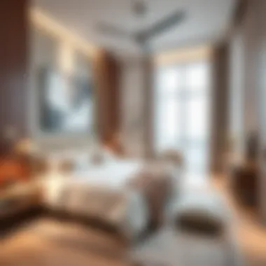 Chic bedroom design emphasizing modern aesthetics