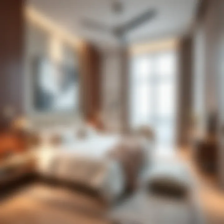 Chic bedroom design emphasizing modern aesthetics