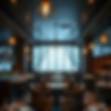 Stunning restaurant interior reflecting cultural influences