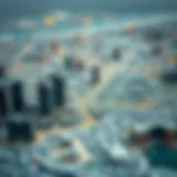 Urban Planning Insights in Dubai A detailed map showcasing urban planning elements in Dubai